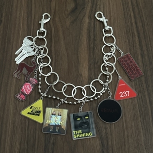 闪灵元素ironworks手作亚克力多元素裤链穿搭配件小众时尚包挂件