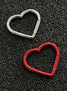 ironworks自主设计金属钥匙扣human made大爱心包包挂件质感单品