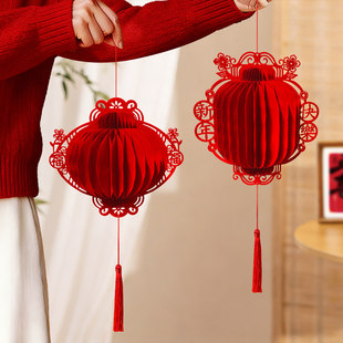 马年灯笼挂饰新款2026新年装饰挂件过年中国风红灯笼春节氛围布置