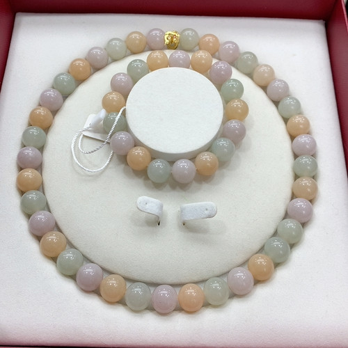 佘太翠12mm马卡龙色多宝手串项链