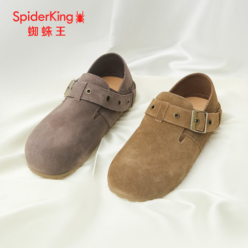 蜘蛛王真皮女勃肯鞋秋季新款