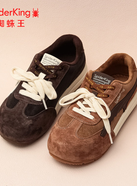 SPIDER KING/蜘蛛王正品女德训鞋2025冬新款加绒百搭休闲运动鞋暖