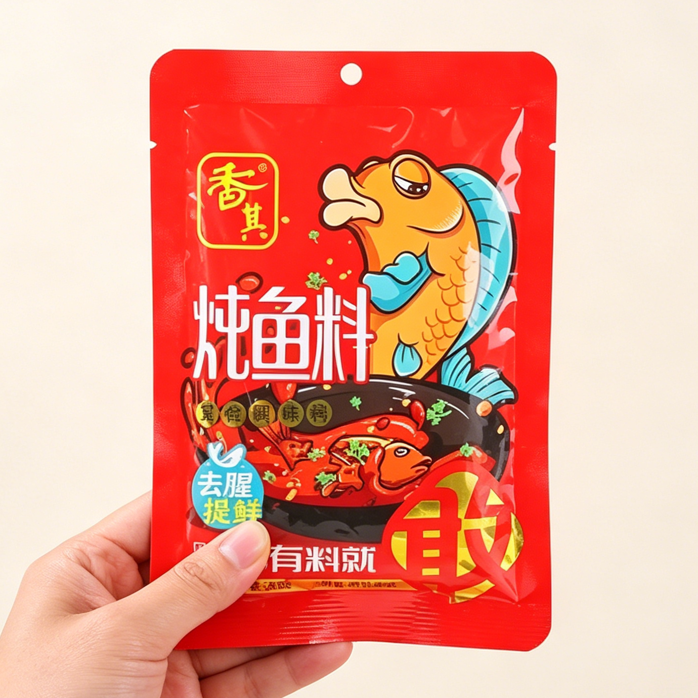 香其 炖鱼料90g*8袋 复合调味料 香其酱炖鱼酱料厨房调味酱