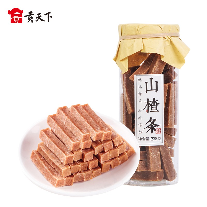 吃友记山楂条238g罐装鲜果打浆怀旧休闲零食果干蜜饯 山西特产