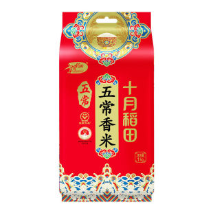 十月稻田 五常香米 东北大米 2斤装