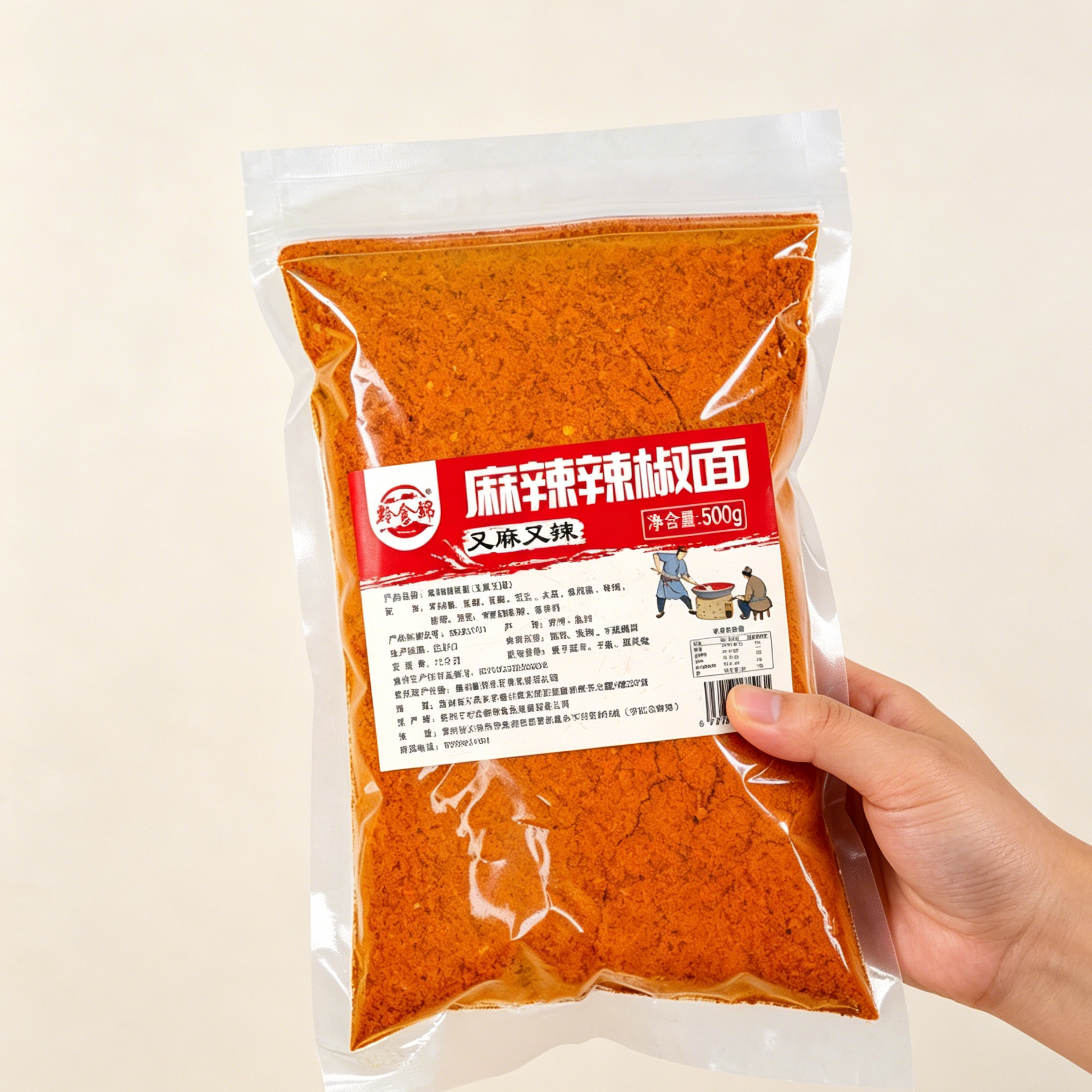 黔食锦贵州特产辣椒面油泼辣椒生辣椒粉250g海椒面海椒蘸碟凉拌