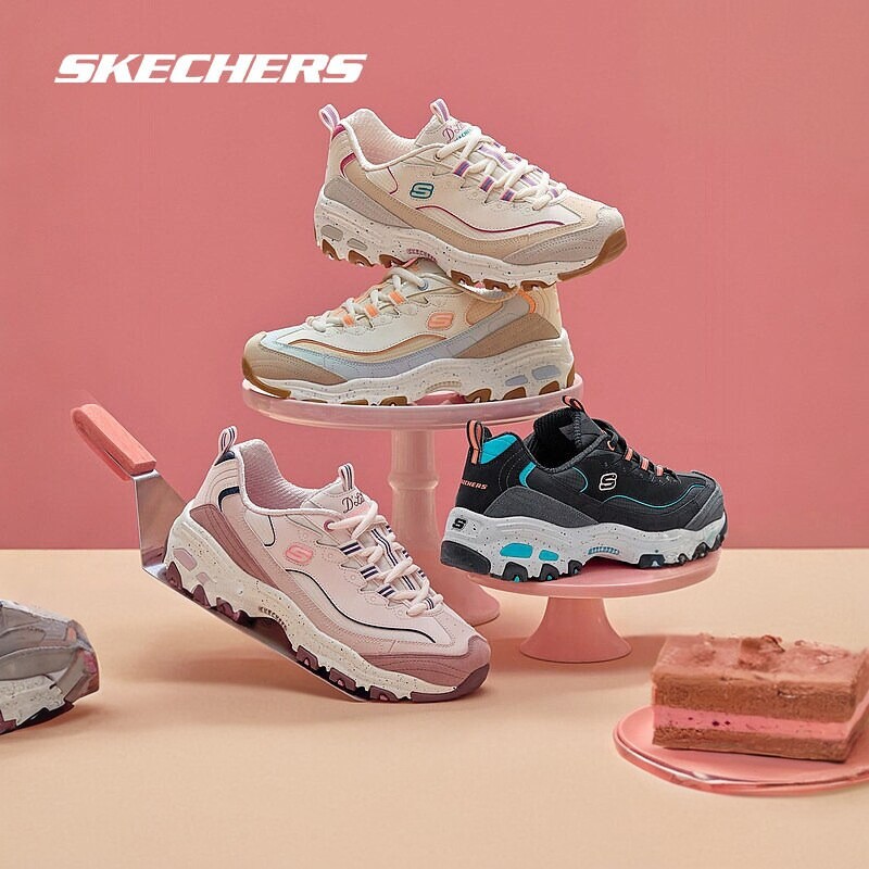Skechers缓震休闲鞋女鞋图片