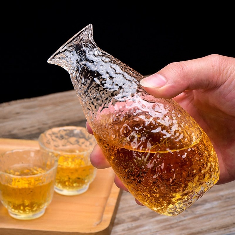 轻奢温酒器酒具青梅酒果酒杯清酒白酒米酒烫酒壶小酒杯子礼盒送人