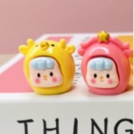 潮玩创意卡通立体十二星座公仔可爱树脂小摆件DIY配饰材料