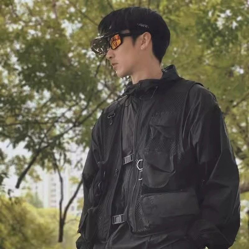 户外运动自行车防风护目镜偏光墨镜变色骑行眼镜男款日夜两用跑步