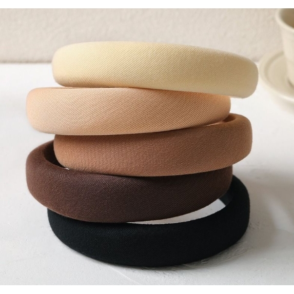 韩国网红2023年新款宽边海绵发箍高颅顶小众压发头箍显脸小女发卡