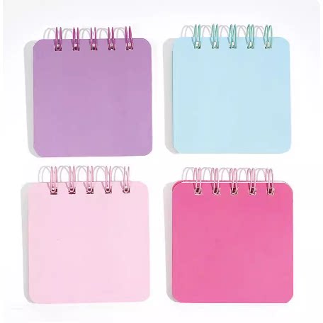 便签本硅胶线圈本记事本可爱迷你便携线圈本学生小本子