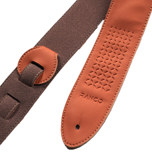 吉他背带男生女生儿童锁扣民谣电木吉他贝斯肩带初学者个真皮琴带