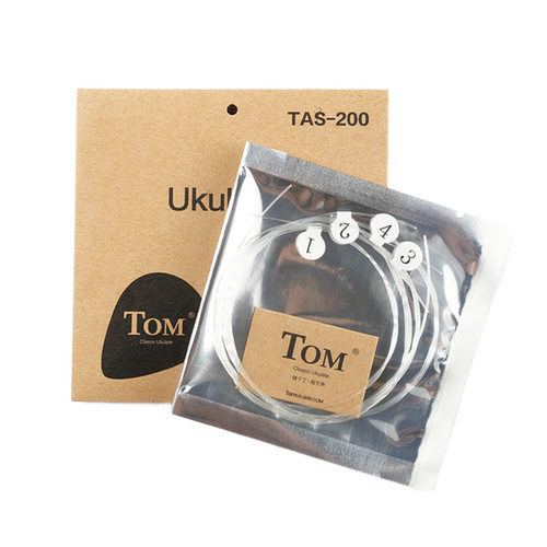 Tom尤克里里琴弦23 21 26寸小吉他尼龙高分子透明碳素1-4弦通用