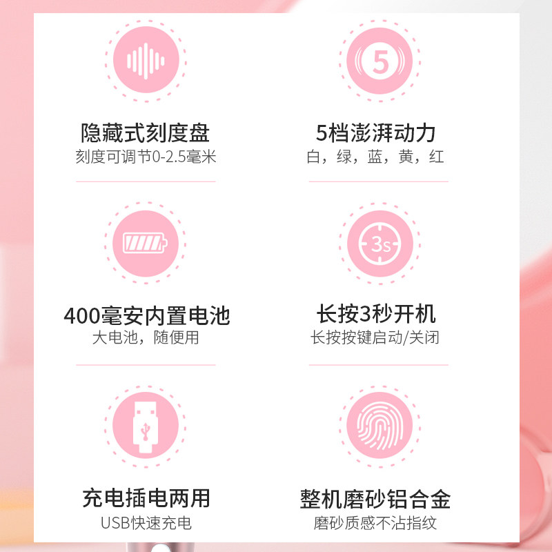 微针仪器电动飞梭笔针头水光mts冻干粉中胚层纳米微晶导入