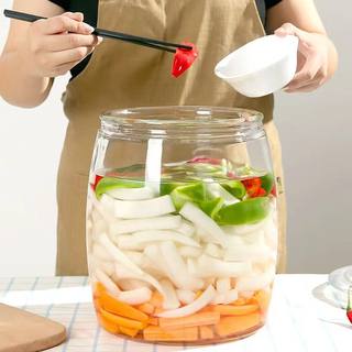 泡菜坛子家用玻璃食品级密封罐腌制腌菜罐酸菜咸菜大口加厚玻璃罐