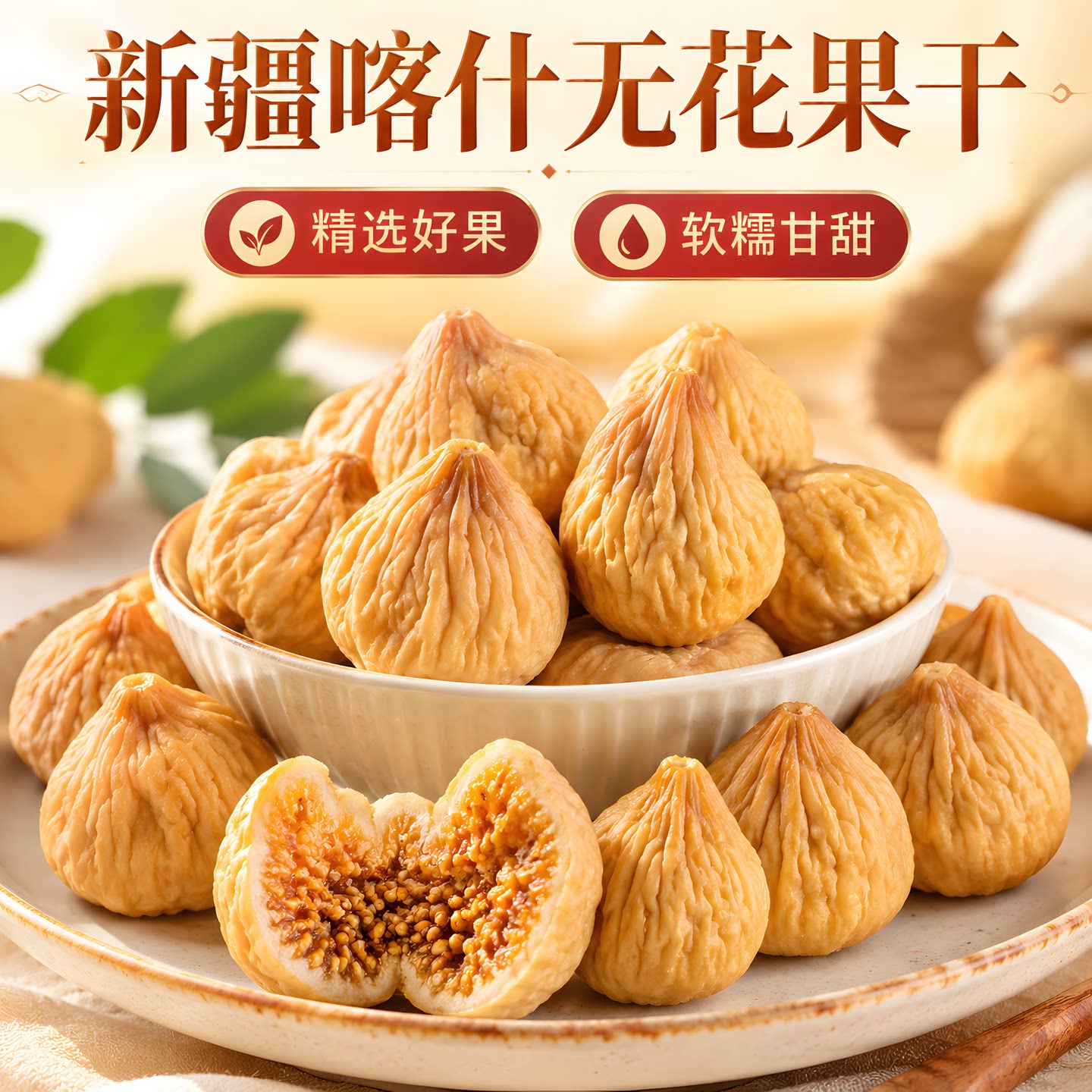 新疆特产小无花果干新货0添加休闲零食煲汤泡水干吃果干精选好果