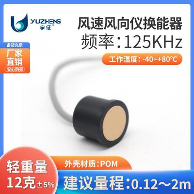 125KHz超声波换能器DYA-125-02E超声风速风向仪探头厂家