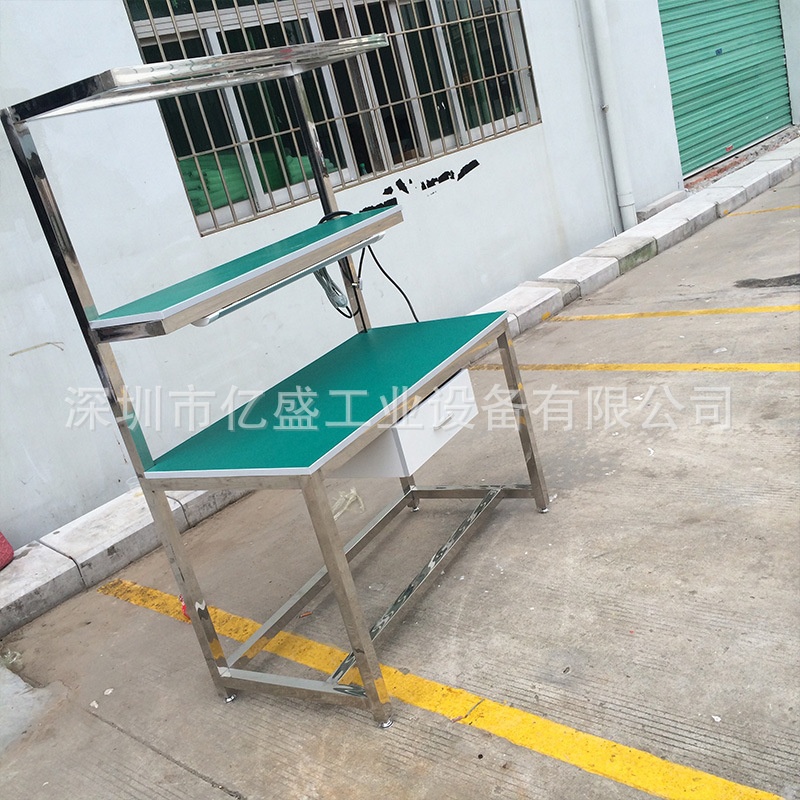 宁波供应三代精益管流水线不锈钢双边打包台铝型材防静电工作台