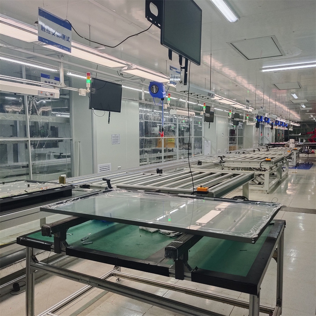 组装线深圳市凯威化生产线显示屏翻转机倍速链装配线自动上料电子