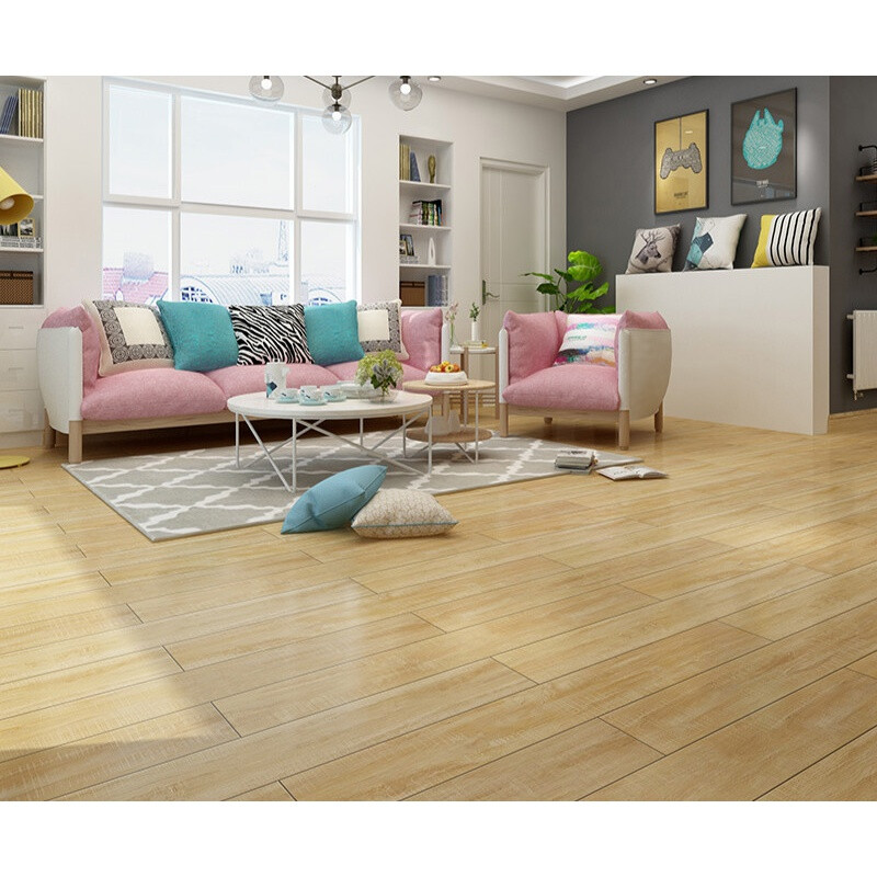 新款新品地板强化复合地板家用木地板越六色可选下单联系客服水墨