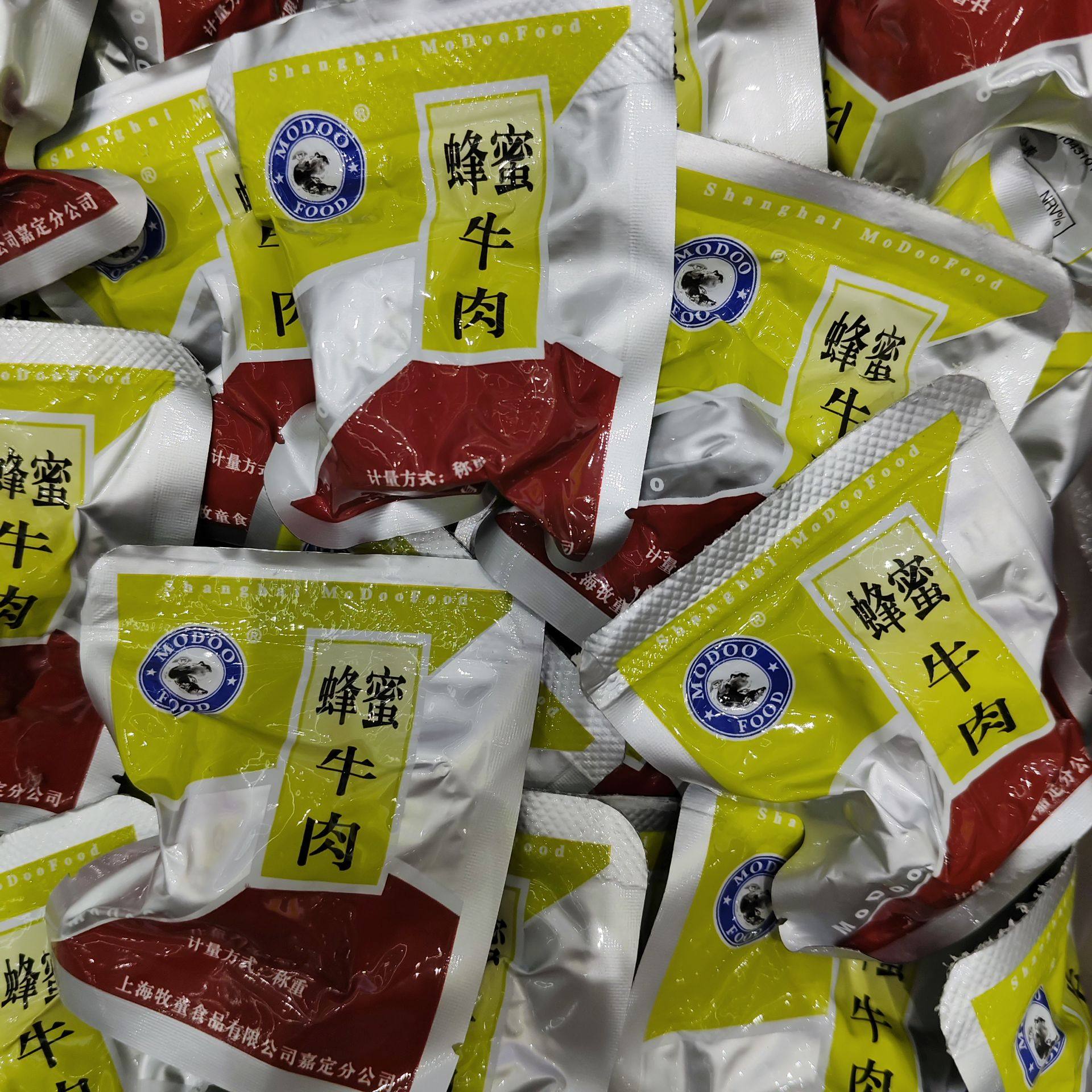 牧童蜂蜜牛肉散称熟食牛肉块即食美食网红零食品500g独立小包真空