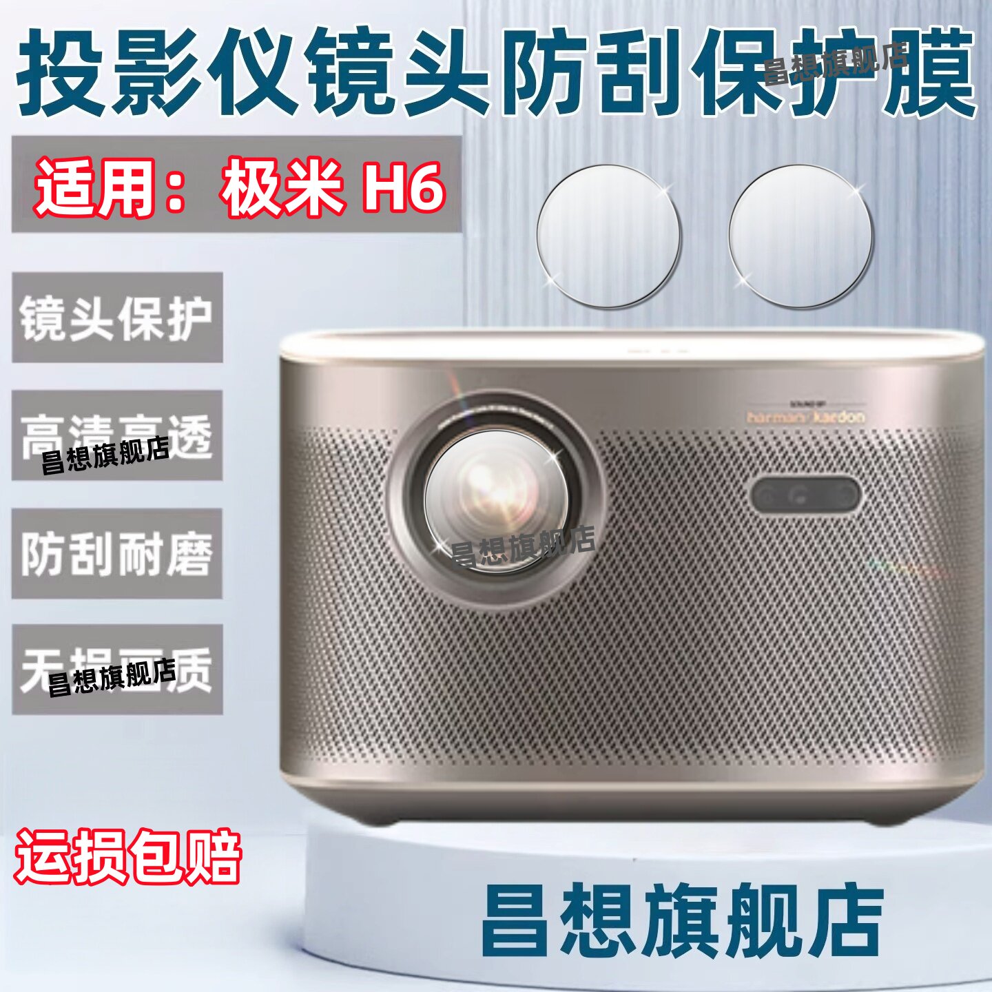 适用极米H6投影仪镜头膜图片