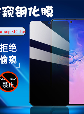 昌想 适用三星S10Lite防窥手机膜Galaxy S10lite钢化膜SM-G770F防爆玻璃贴G770U1抗指纹G770F/DS屏幕保护隐私