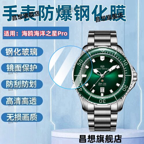 适用海鸥手表钢化膜海洋之星Pro