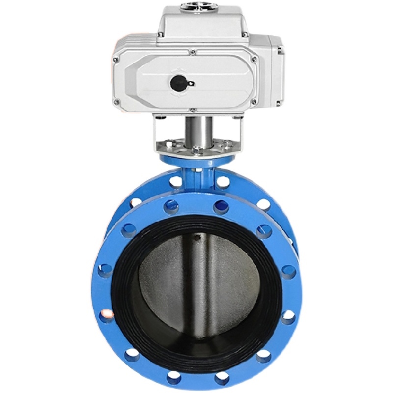 D941X-16电动法兰蝶阀电动蝶阀门DN506580100125150-1000