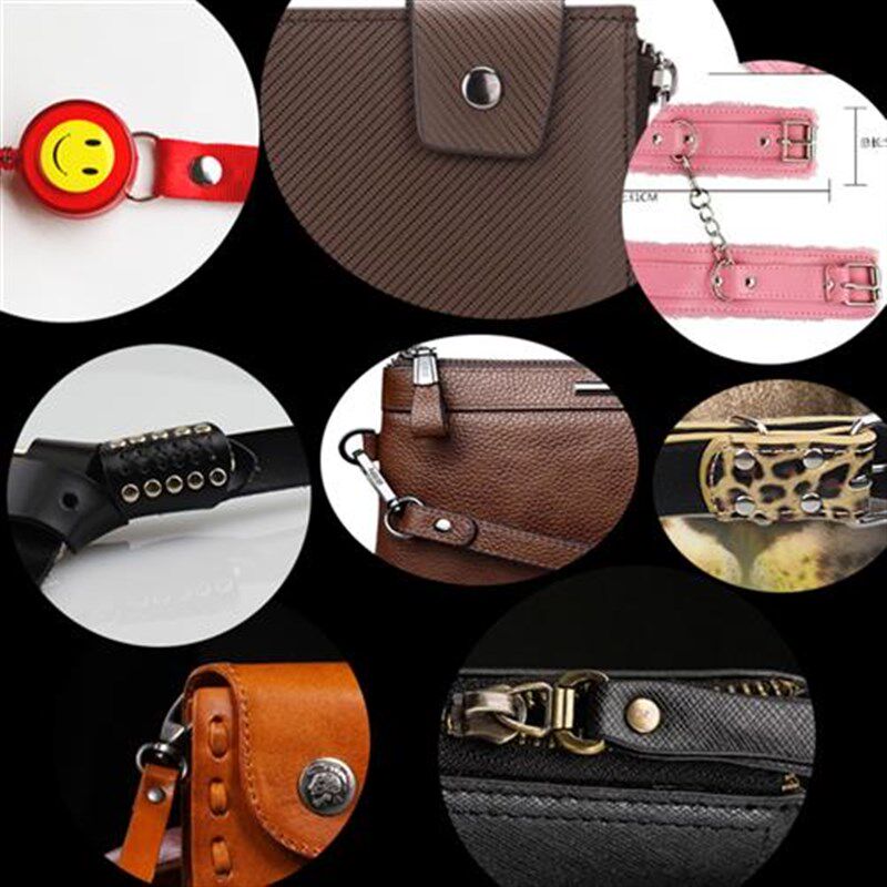 子母铆钉对锁皮具紧固对敲安装工具套装双面撞钉平面字母箱包配件