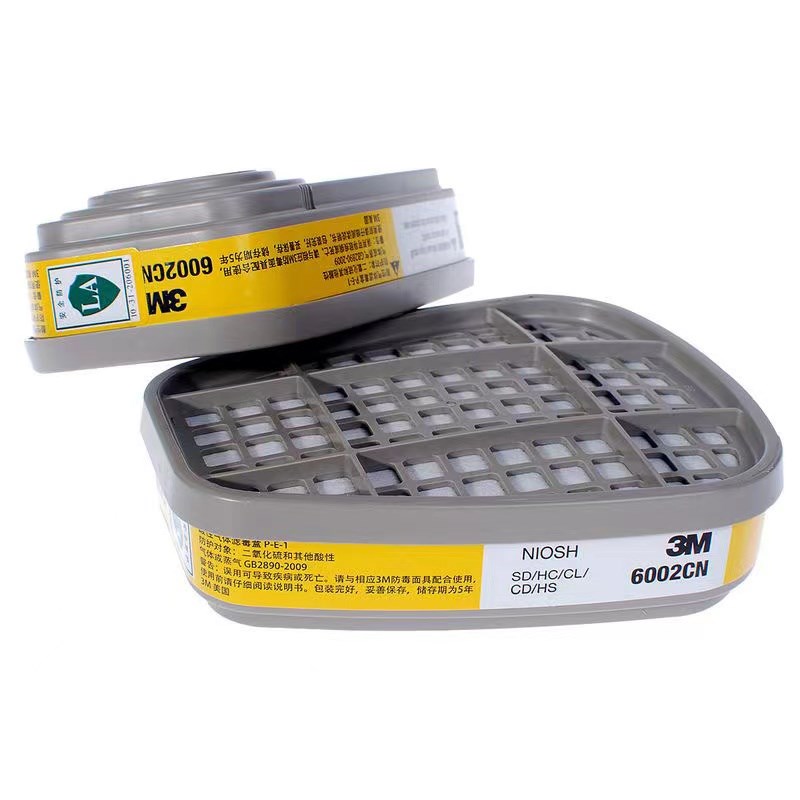 3M滤毒盒6001iCN/6002CN/6003CN/6006CN防甲醛防毒面具喷漆过滤盒