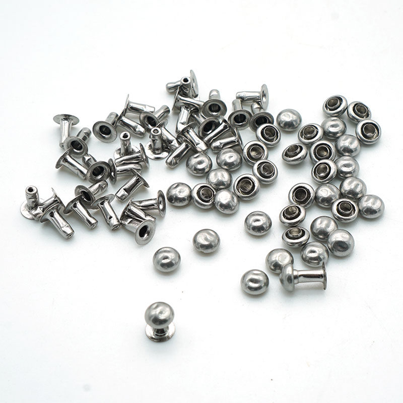 纯铜单面磨菇钉 不规则铆钉  金属箱包配件复古哑叻色撞钉6*6*