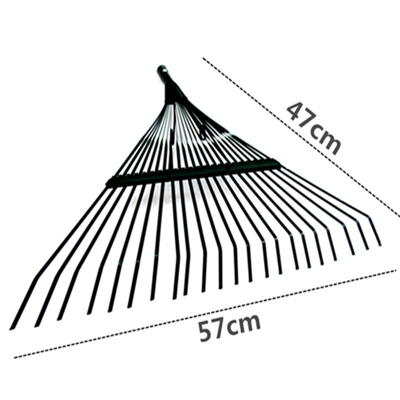 家用搂草耙子树叶耙园艺钢丝落叶草耙扒子草坪农用不锈钢园林工具