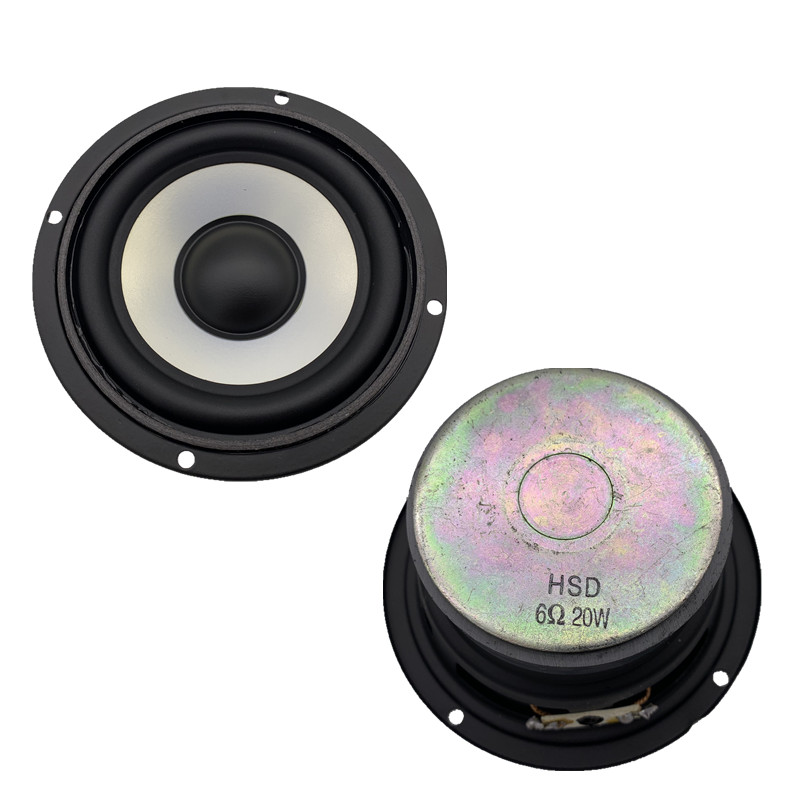 包邮4寸6欧20瓦低音喇叭 圆形115 全频中低音 4寸20瓦 6欧 橡皮边