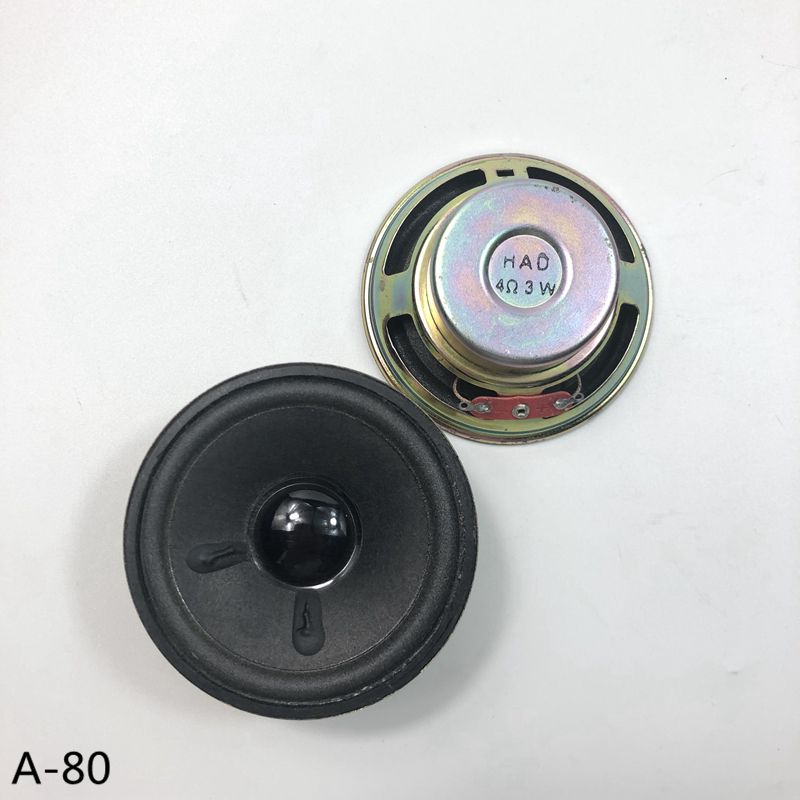 全新库存2.5寸66MM圆型外磁泡边全频喇叭扬声器4/8/16欧1W2W3W5W