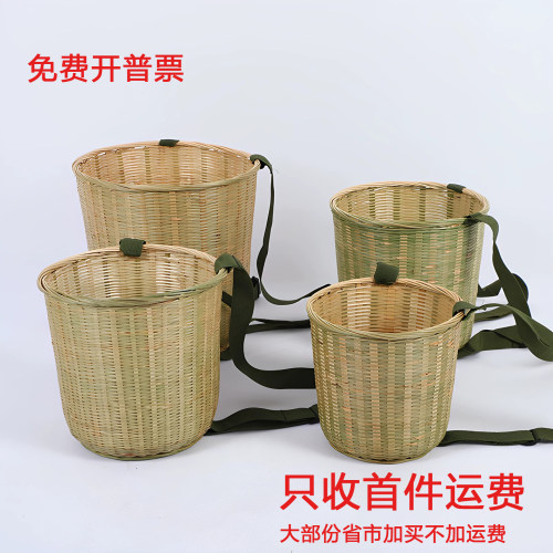 背篓竹编儿童双肩小背篓竹筐