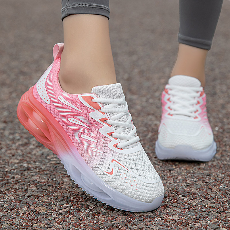外贸女鞋特价清仓夏季网面透气休闲运动鞋软底减震大码旅游跑步鞋