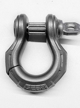 极案GEEA卸扣U型拖车钩分体弓形吊耳D形卡环美式国标起重吊钩锁扣