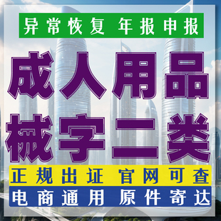 二类网络销售备案凭证营业执照电商执照公司注册异地办理真实地址