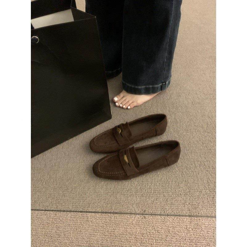 法式复古平底单鞋女浅口2024年春季新款气质黑色一脚蹬软底豆豆鞋,户外/登山/野营/旅行用品,其他户外鞋,淘宝优惠券,粉丝福利购,淘宝优惠卷