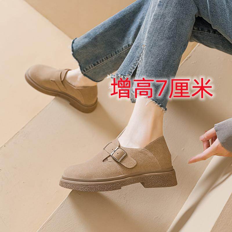 内增高勃肯鞋女2024新款厚底一脚蹬豆豆鞋真皮全包博肯鞋小码女鞋,户外/登山/野营/旅行用品,其他户外鞋,淘宝优惠券,粉丝福利购,淘宝优惠卷