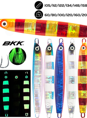 60g80g100g120g160g200g铁板海钓船钓慢摇铁板路亚饵夜光鲅鱼