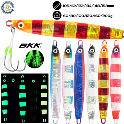 60g80g100g120g160g200g铁板海钓船钓慢摇铁板路亚饵夜光鲅鱼