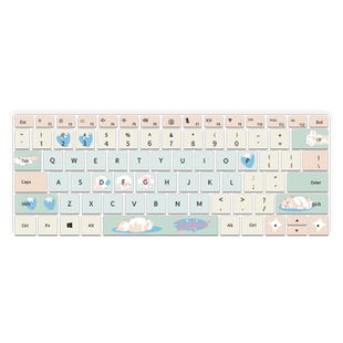 猫咪款适用华为MateBook14s D14键盘保护膜GT D16版2024笔记本13s 14s电脑XPro荣耀MagicBook x14 16键盘膜垫