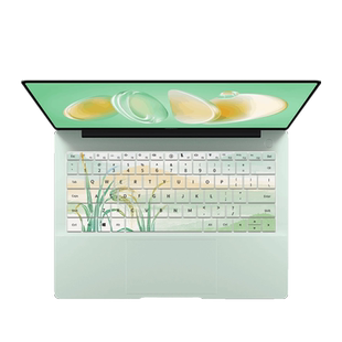 云杉绿适用2024款华为MateBook14酷睿Ultra禾键盘膜MateBook14s13s键盘保护膜笔记本KLVG-16电脑D14 D16 SE垫