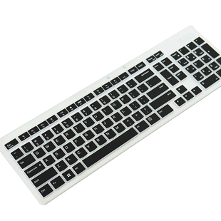 适用于联想小新27 一体机KB203W键盘膜小新Pro 27台式一体机键盘保护膜小新24 一体机硅胶凹凸按键套防尘垫套