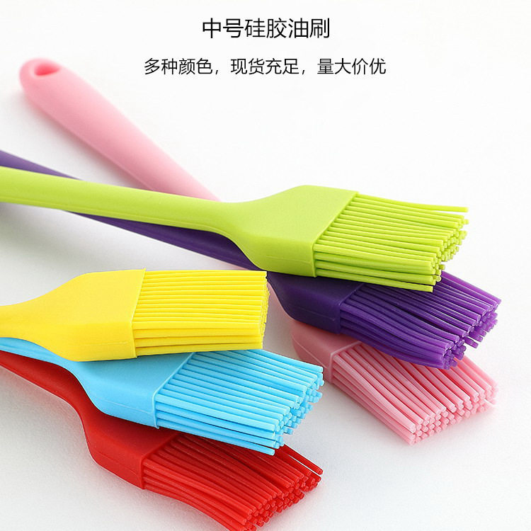 硅胶烧烤刷中号一体油刷硅胶扫子奶油扫酱料食品刷烘焙刷厨房工具