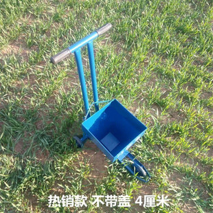 新品石灰粉划线车粉白白灰器手工地画线石灰机跑道田径手推推车划