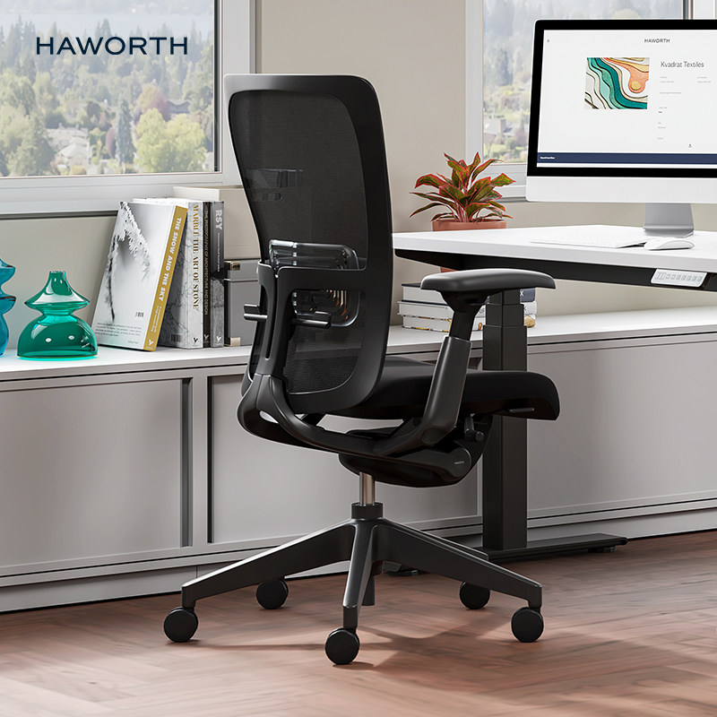 Haworth海沃氏zody人体工学椅电脑椅久坐靠背舒适老板椅办公椅子